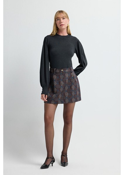 Pileli Mini Etek Emp.lacivert 12745536001 fiyatları