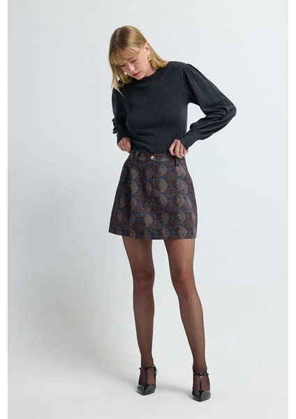 Pileli Mini Etek Emp.lacivert 12745536001 fırsatları