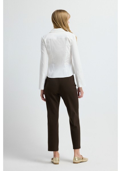 Fit Poplin Gömlek Kemik 13045811000 indirimleri