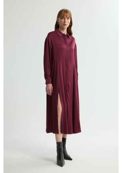 Yırtmaç Detaylı Elbise Murdum 124L9663000 modelleri