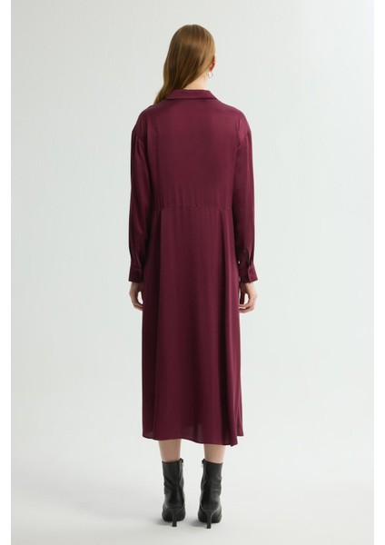 Yırtmaç Detaylı Elbise Murdum 124L9663000 indirimleri