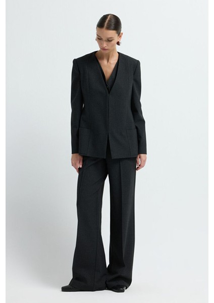 Çizgili Pantolon C.antrasit 15344643005 indirimleri