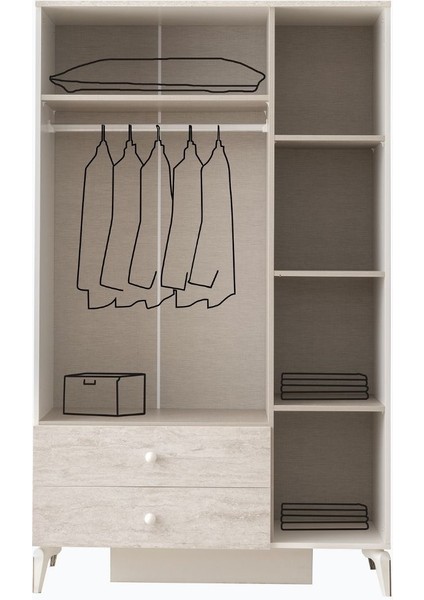 Preta 3 Kapılı Gardırop fırsatları