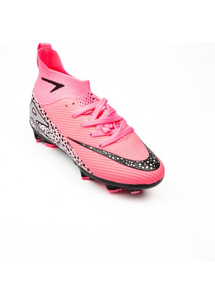 Laliga 610 Pembe Çoraplı Çocuk Krampon (28-35)