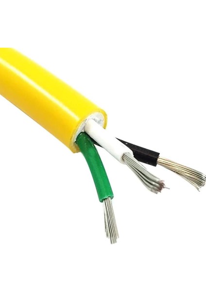 Shuıvan Sahil Besleme Uzatma Kablosu 3X6MM Kalaylı Marin Tip - Sarı