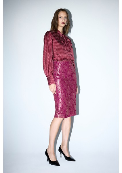 Dantel Kalem Etek Bordo 12745982000 modelleri