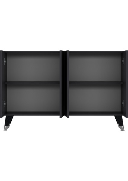 8205-1CT KB150 Konsol, Tv Ünitesi Antrasit-Altın