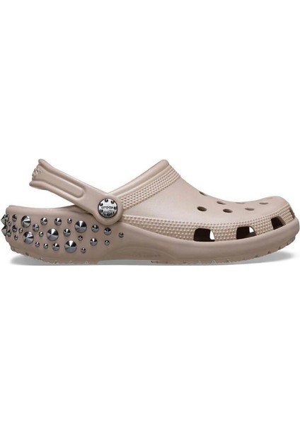 Classic Studded Clog Kadın Terlik - Taş