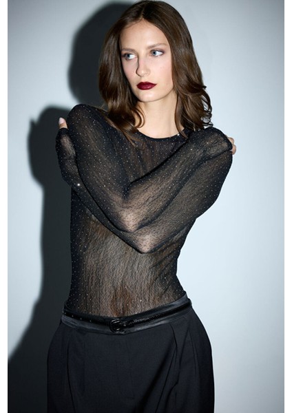 Taşlı Body Siyah 11545954000