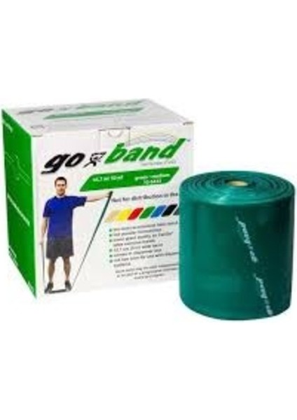 Go-Band Direnç Egzersiz Bandı Yeşil ( Medium) 45.7 mt -10-6423