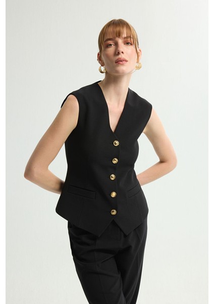 Fleto Cepli Yelek Siyah 179L9404001 fırsatları