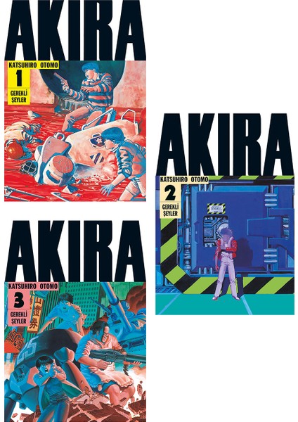 Akira 3 Kitap Set