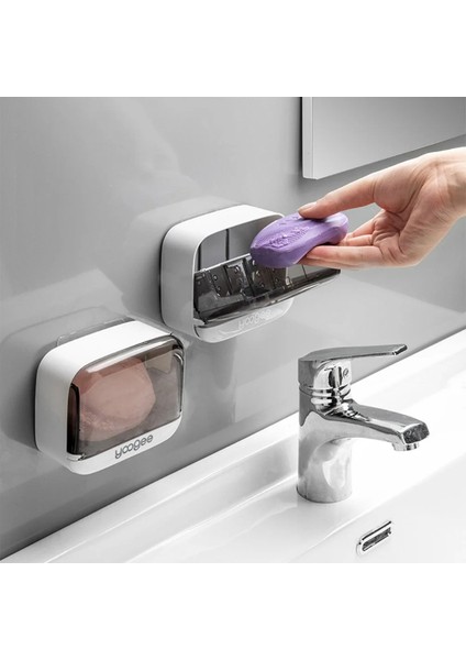 2&apos;li Kapaklı Sabunluk