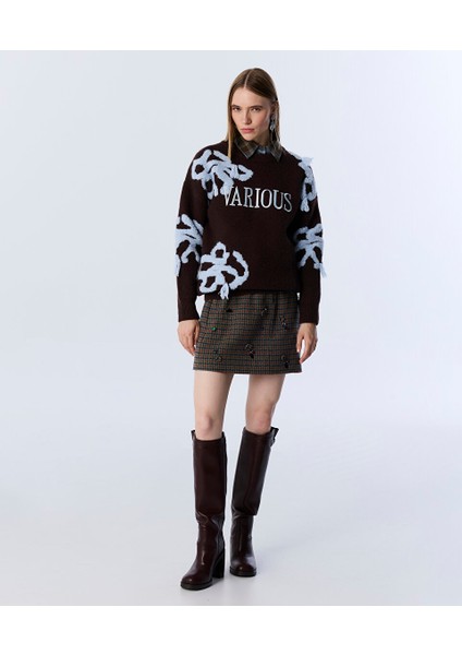 SLOGAN NAKIŞLI KAZAK TW6250050258074 modelleri