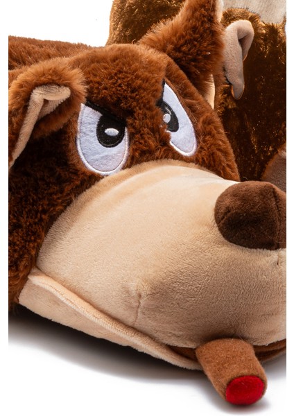 Spike Erkek Hayvanlı Panduf Kahverengi 41/46 fiyatları