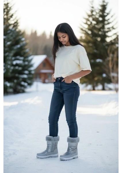 Çocuk Waterproof Su Geçirmez Kar Bot