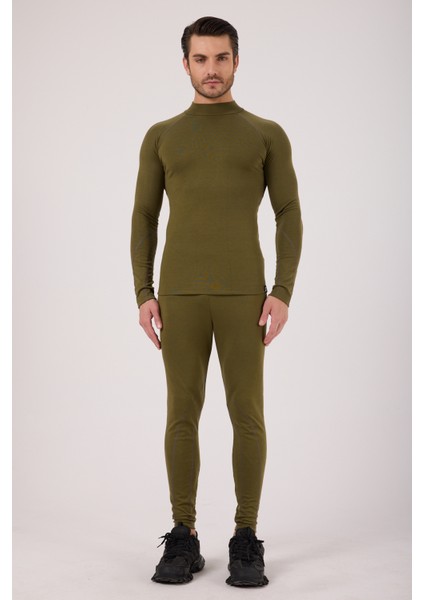 Thermo-Fit Erkek Termal Içlik Alt Kayak Içliği Askeri Haki Yeşil fırsatları