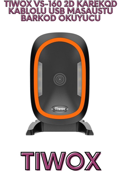 VS-160 2D KAREKOD KABLOLU USB MASAÜSTÜ BARKOD OKUYUCU