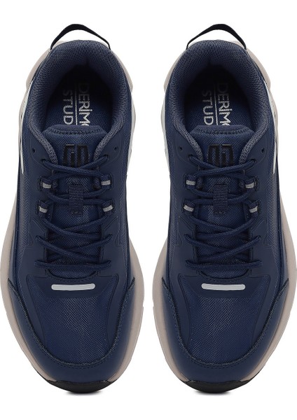 Studio Erkek Lacivert Bağcıklı Kalın Tabanlı Sneaker 25WFD780014
