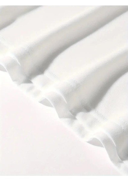 20/1 Penye Compack Ön Arka Ejder Baskılı Oversize Bisiklet Yaka T-Shirt - Beyaz fırsatları