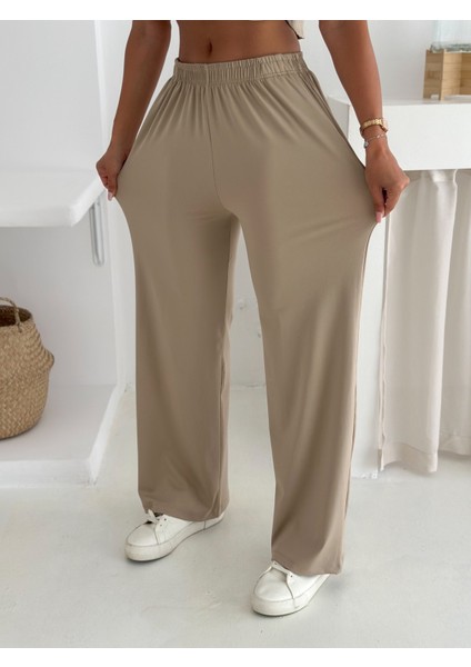 Kadın Iki Parça Salaş Takım – Crop Üst ve Bol Paça Pantolon – Yazlık Rahat Spor Takım fırsatları