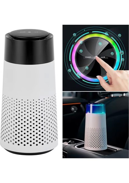 Araç ve Ev Hepa Filtreli Mini Hava Temizleme Cihazı Koku Temizleyici Hava Filtresi modelleri