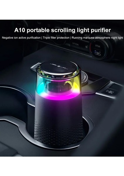 Araç ve Ev Hepa Filtreli Mini Hava Temizleme Cihazı Koku Temizleyici Hava Filtresi