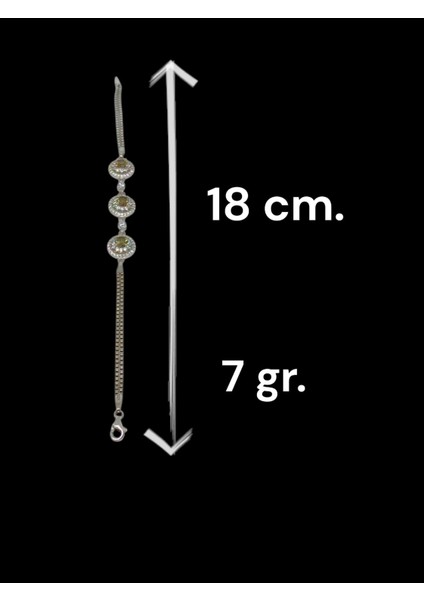 Zultanit Taşlı 925 Ayar Gümüş Zarif Kadın Bileklik modelleri