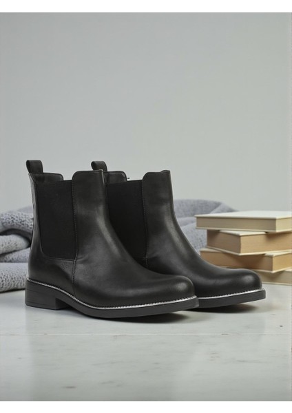 55086 Siyah Tam Ortopedik Günlük Kadın Bot fiyatları