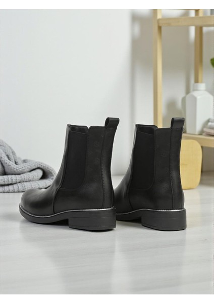 55086 Siyah Tam Ortopedik Günlük Kadın Bot modelleri