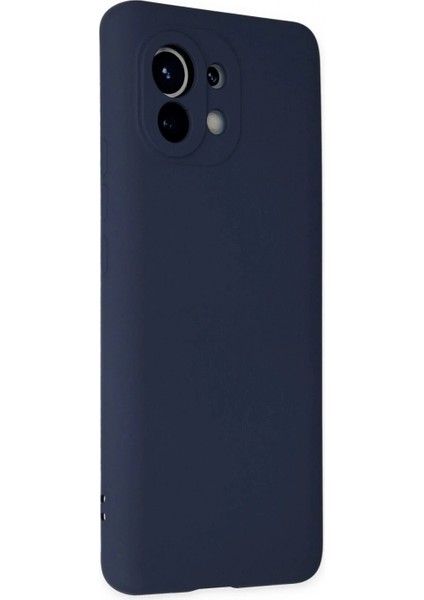 Xiaomi Mi 11 Kılıf Nano Içi Kadife Silikon - Lacivert (K95) fiyatları
