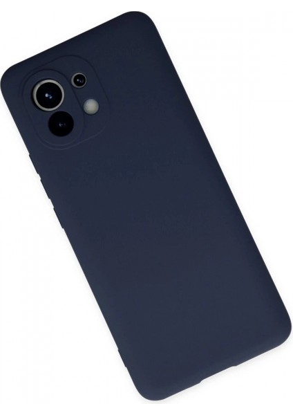 Xiaomi Mi 11 Kılıf Nano Içi Kadife Silikon - Lacivert (K95) modelleri