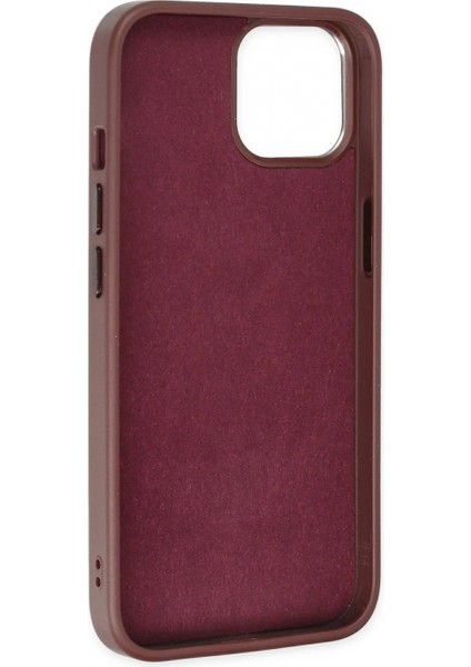 iPhone 14 Plus Kılıf King Kapak - Bordo-Siyah (K95) fırsatları