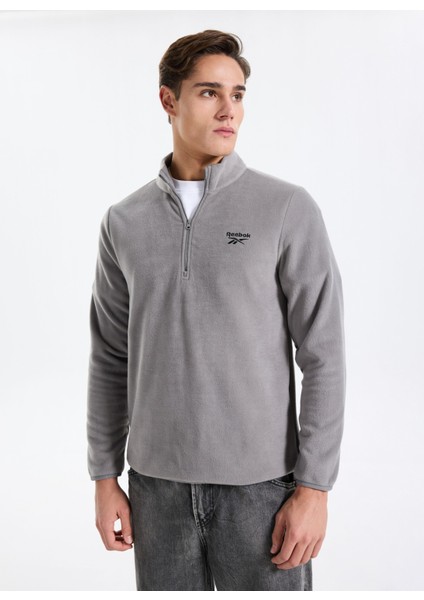 Cn 10907 Pıer Polar Hz Gri Regular Fit Düz Erkek Zip Ceket modelleri