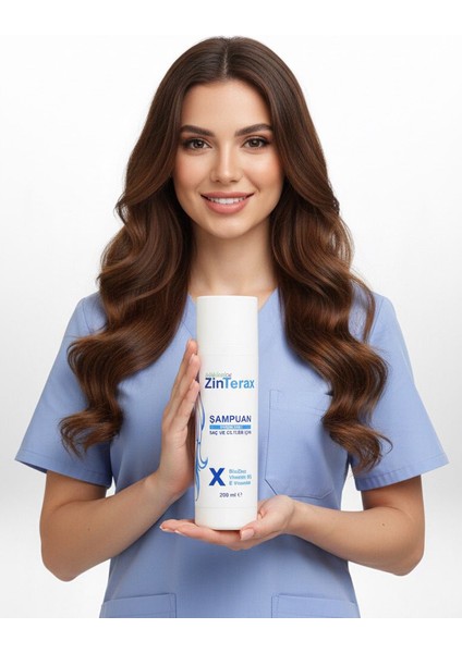 Zinterax Şampuan Problemli Saç ve Ciltler Için - Güçlü Formül - Biozinc, B5 ve E Vitaminli Bakım 200 ml modelleri