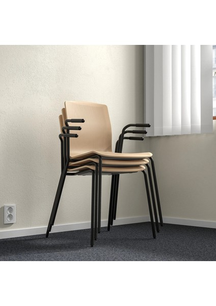 Laktare Çalışma Sandalyesi Huş Siyah fırsatları