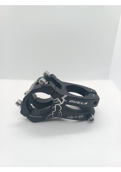 Bisiklet Gidon Boğazı Mtb Bmx Yol Yarış Uyumlu - 31.8mm Alüminyum Güçlü Boğaz Siyah Renkli