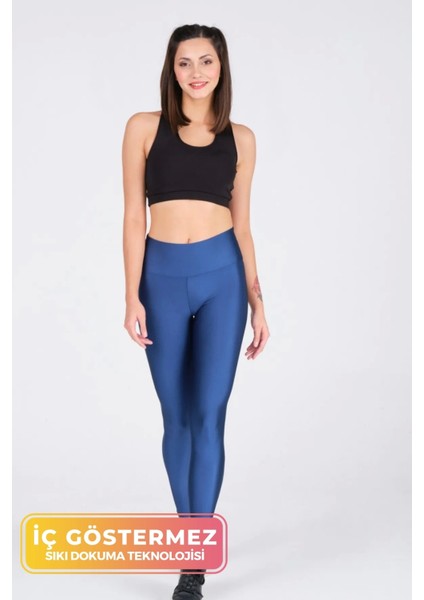 Enenstyle Fashıon Boutıque Kadın Konforlu Yeni Sezon Sporcu Modeli Yazlık Spor Taytı Fitness Gym Training Parlak Spor Tayt