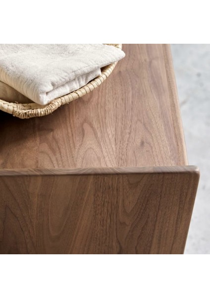 Ahşap Çift Çekmeceli Iskandinav Komodin fırsatları