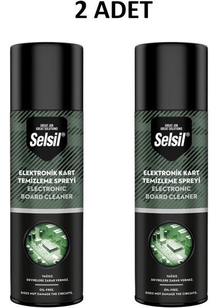 Elektronik Devre Kart Temizleme Spreyi 200ML 2 Adet