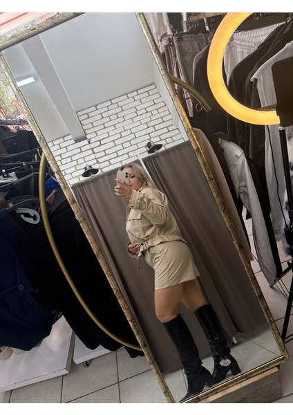 Kemerli Deri Şort fırsatları