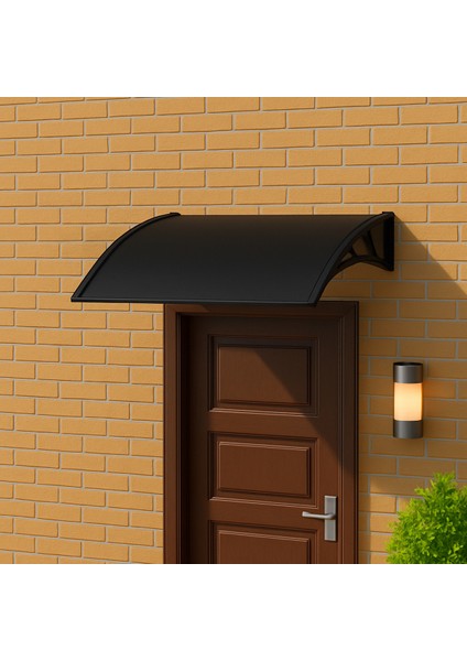 Cosmos Kapı Pencere Üstü Pratik Sundurma 105X120 - Siyah fiyatları