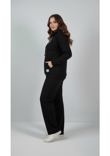 Kadın Büyük Beden Uzun Kollu Kapüşonlu Eşofman Takımı 8228-26 fiyatları