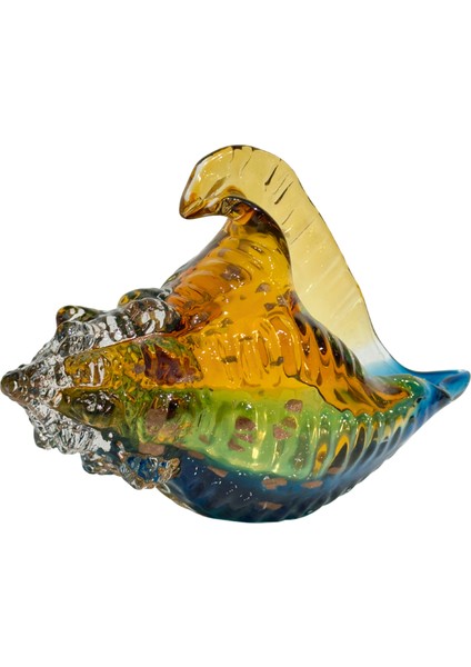 Mavi Amber Büyük Cam Deniz Kabuğu modelleri