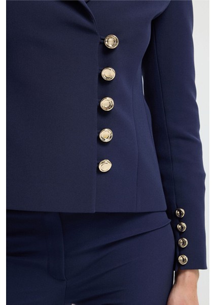 Düğme Detaylı Ceket Lacivert 11945138001 fiyatları