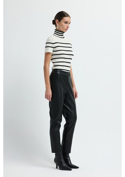 Deri Pantolon Siyah 15344439002 modelleri