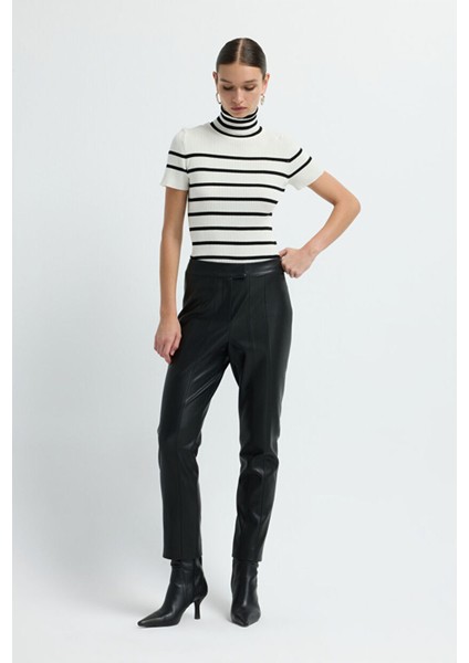 Deri Pantolon Siyah 15344439002 indirimleri