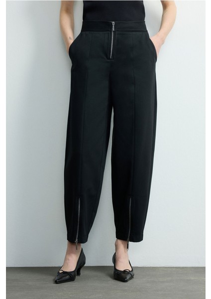 Fermuar Detaylı Pantolon Siyah 153M2240000 fiyatları