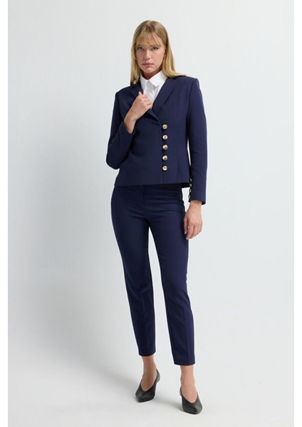 Düğme Detaylı Ceket Lacivert 11945138001 modelleri