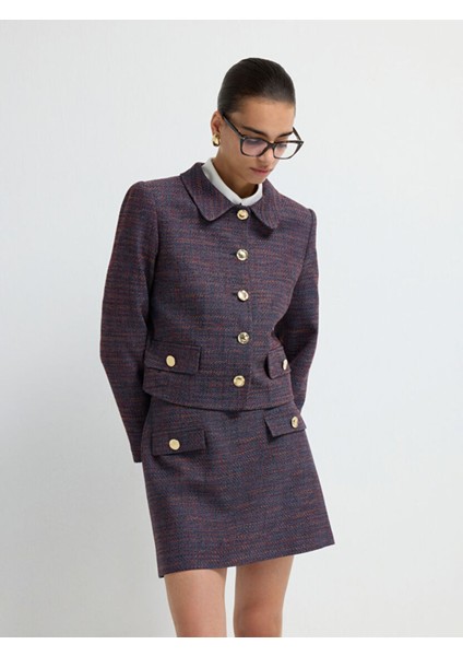 Bebe Yaka Ceket Lacivert 11942765003